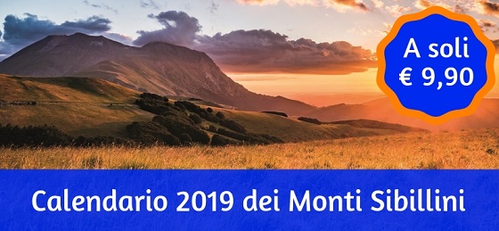 Calendario 2019 dei Monti Sibillini