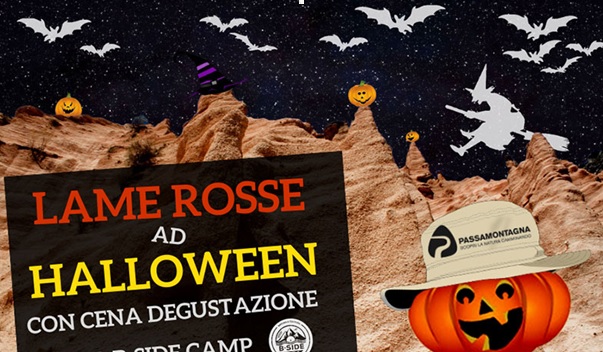 Lame Rosse ad Halloween e cena degustazione Mercoledì 31 Ottobre